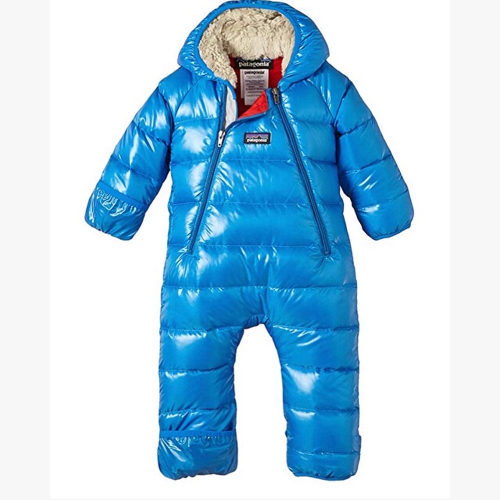 Patagonia Hi Loft Bunting in Andes Blue size 0m